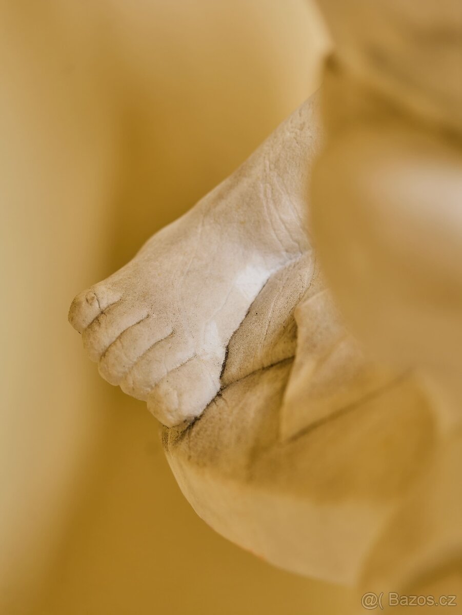 Monumentální klasicistní mramorová váza s figurální výzdobou - 11