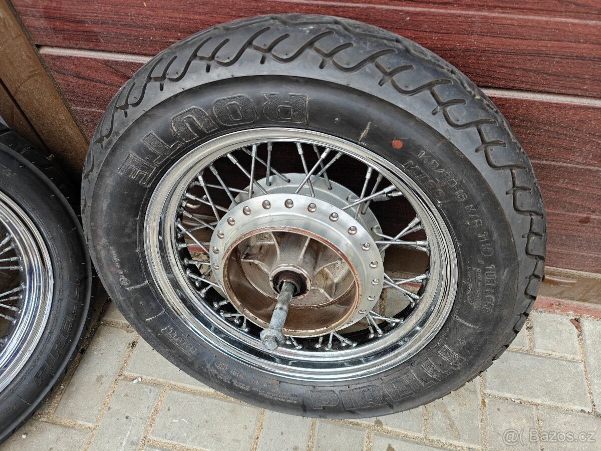 Kawasaki VN 800 Vulcan - přední tlumiče - přední a zadní kol - 11