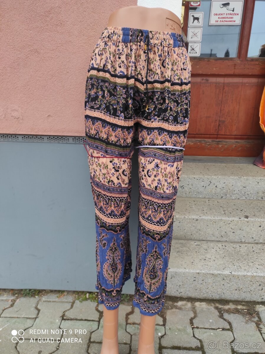 Dámské krepové kalhoty Indie - 11