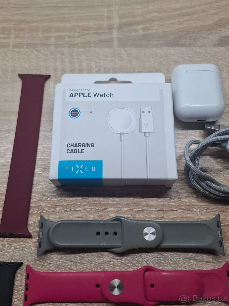 Hodinky,sluchátka,nabijecka,řemínky....Funkcni - 11