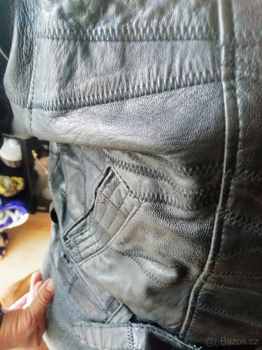 Kožená značková bunda z Itálie, Mirage, M - 11