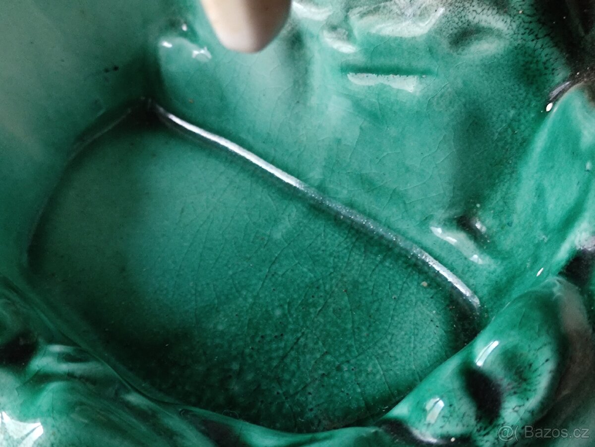 Starožitný popelník s medvědem, Ditmar Urbach, pošta 75.- - 11