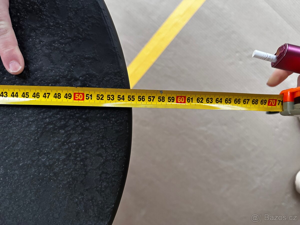 Konferencni stolek sklo, mosaz - 11