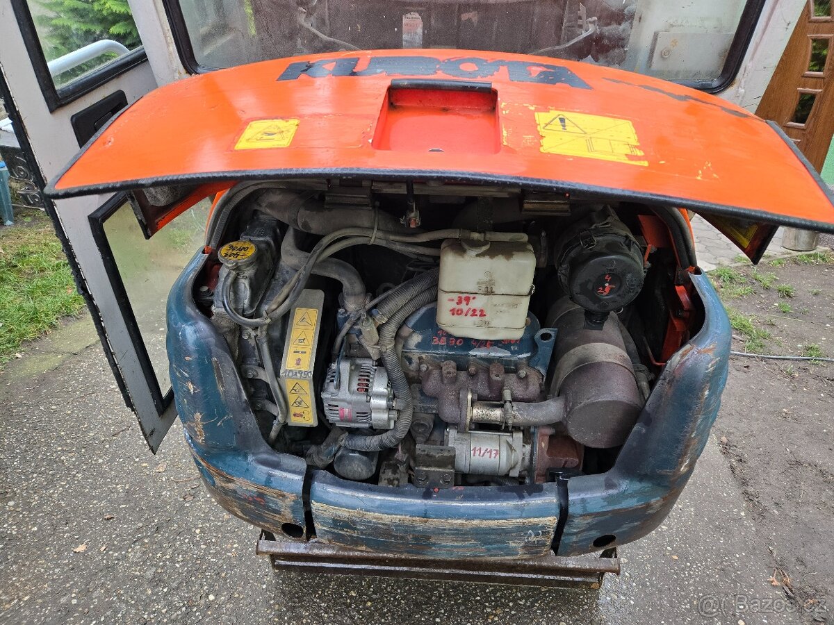 Minibagr Kubota Kx 36-2 najeto 4300mth 3x lžíce Rychloupínak - 11