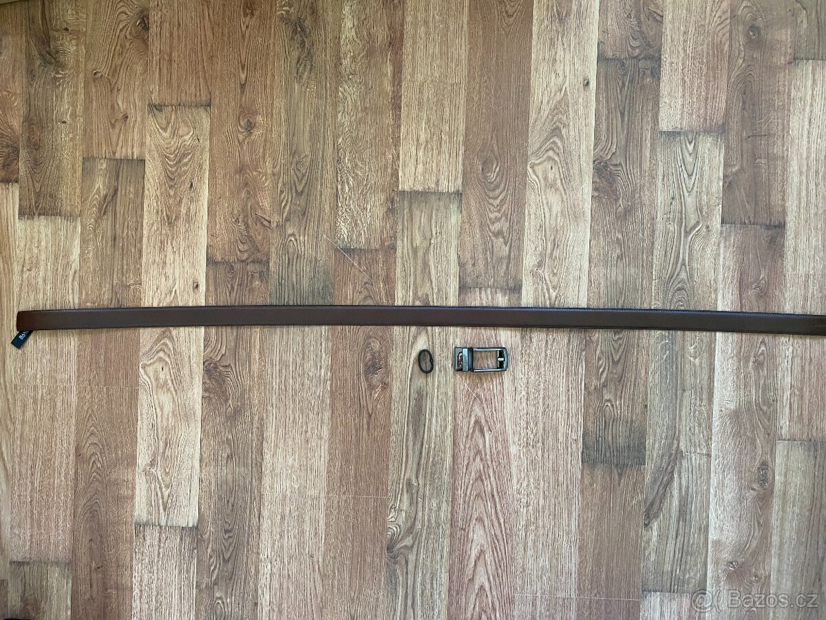 Nový pánský kožený nastavitelný opasek BANDI s aut. sponou - 11