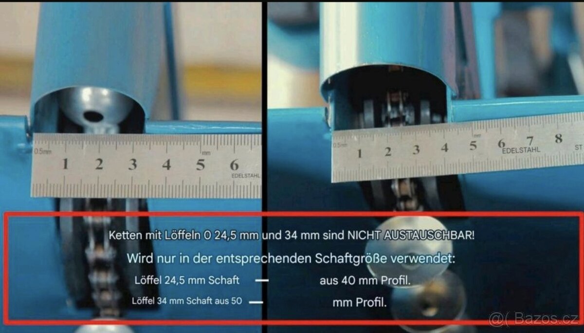 Sazeč česneku 3řádkový pro malotraktor - 11