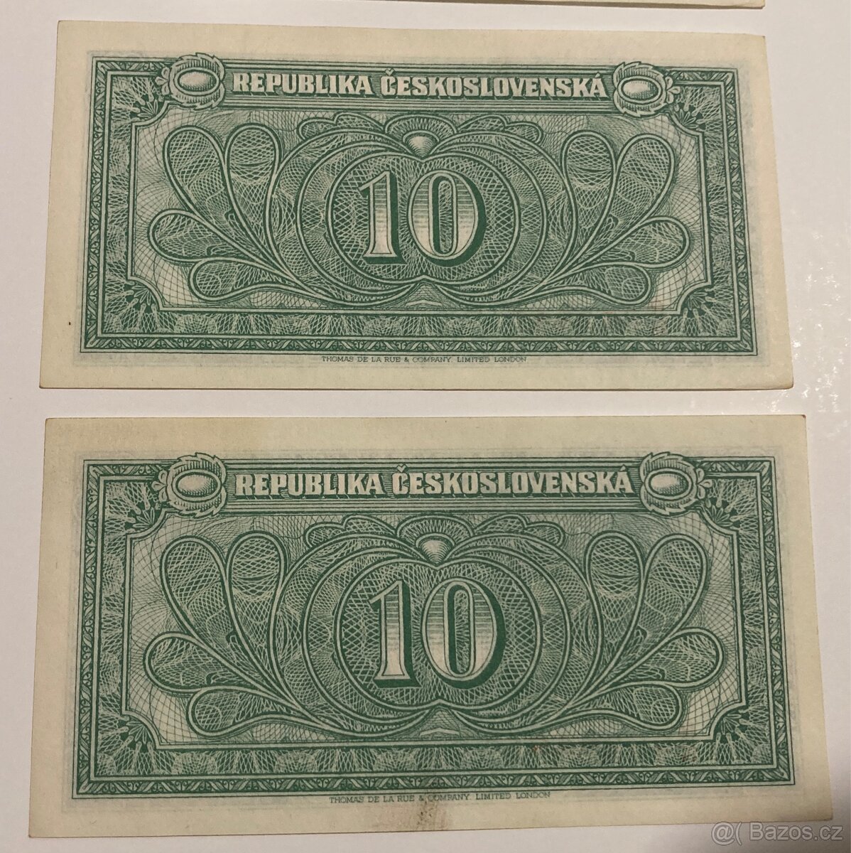 Bankovky 10 kčs bez data ( 1945 ) - 11