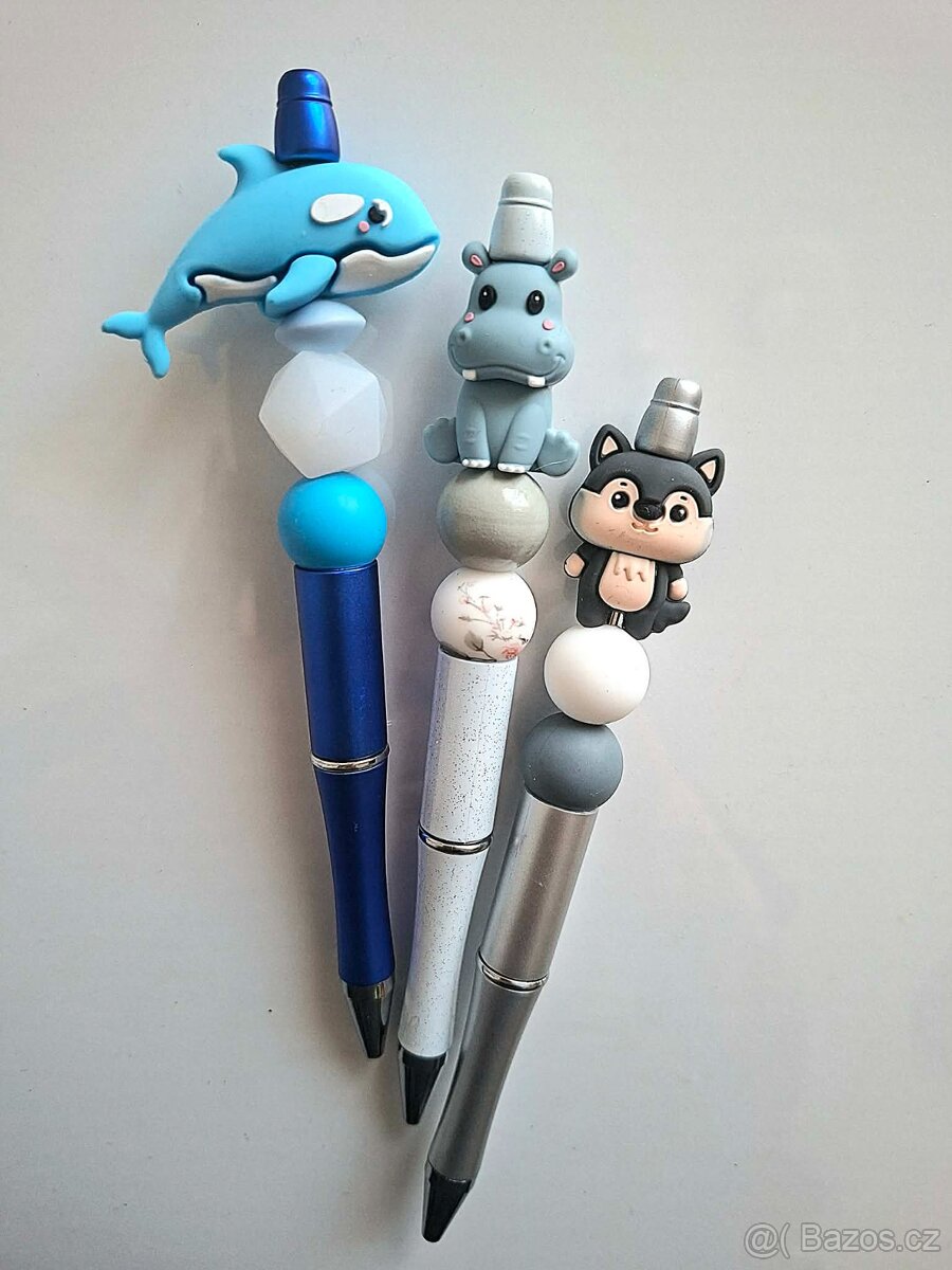 Korálkové propisky, klíčenky - 11