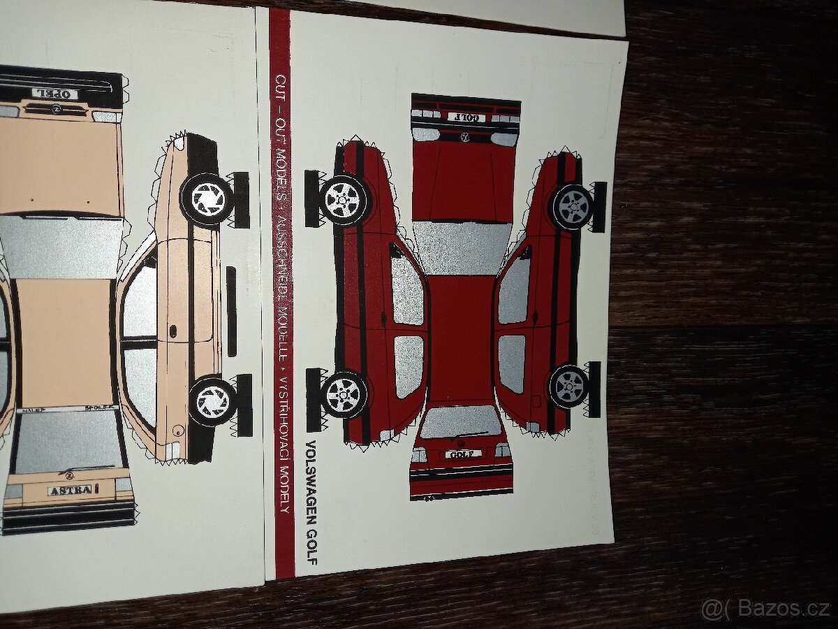 Samolepky rallye a papírové modely auta - 11