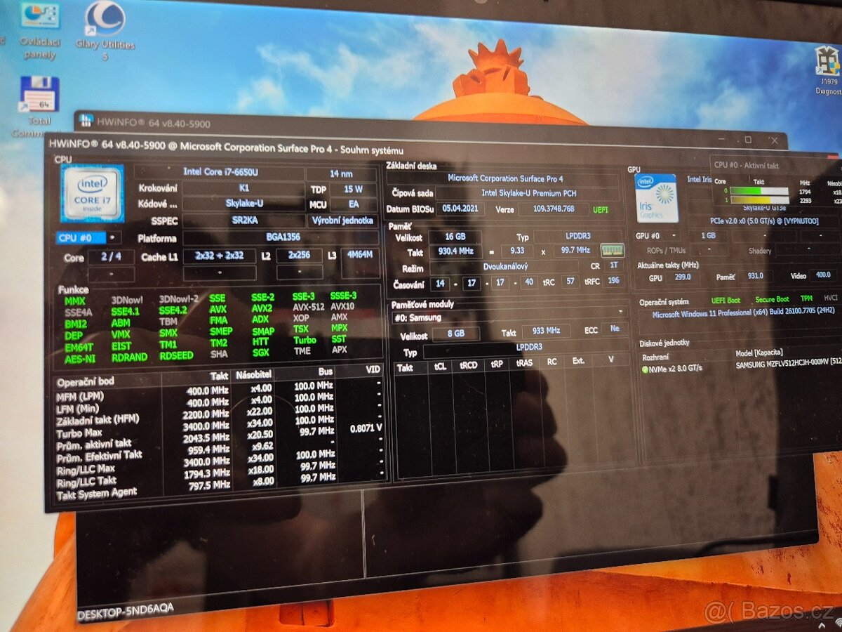 Microsoft Surface PRO 4 , WIN11 Office 2024 - 11