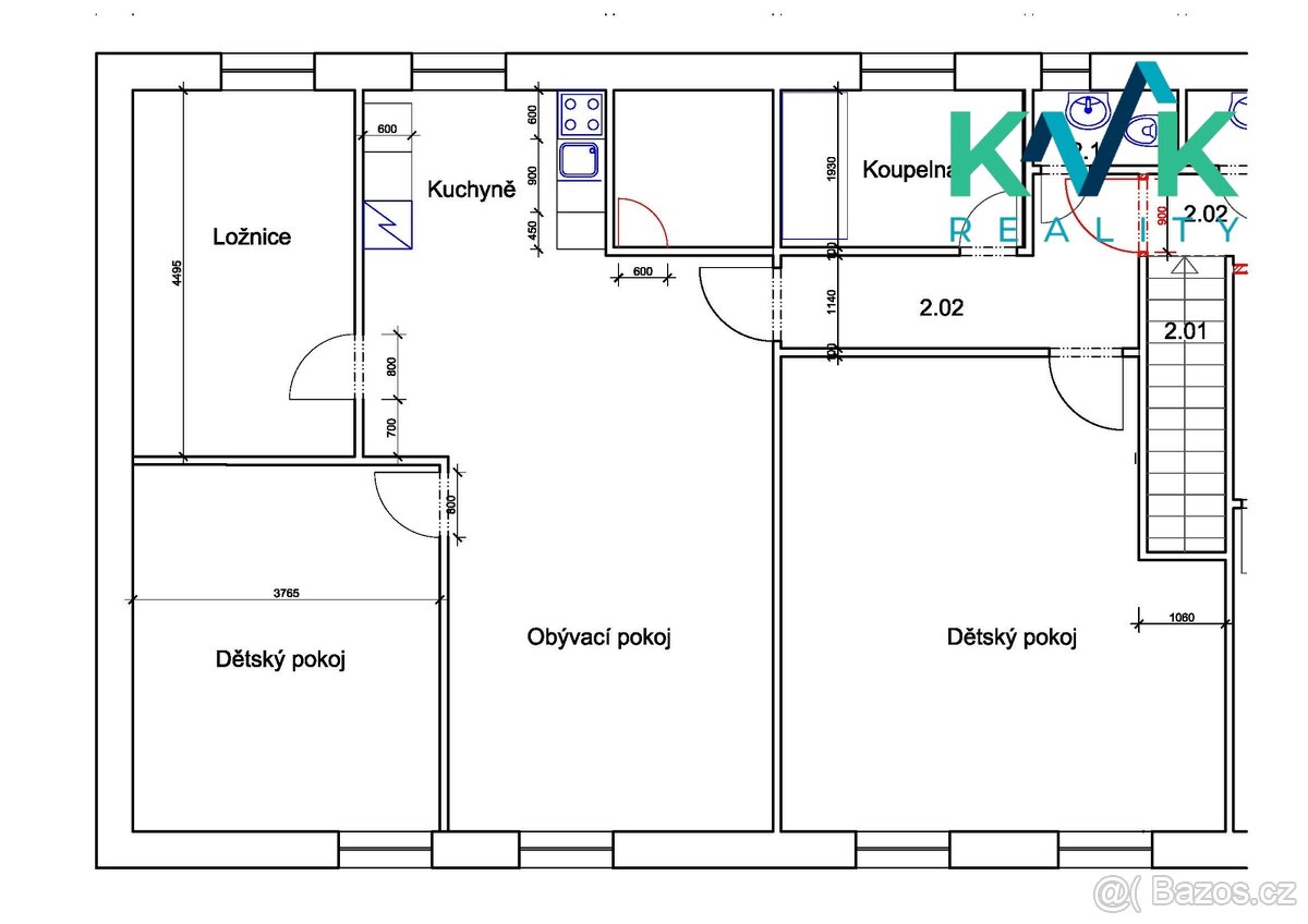 Pronájem bytu 115 m2, 4+kk Bor u Sadova - 11