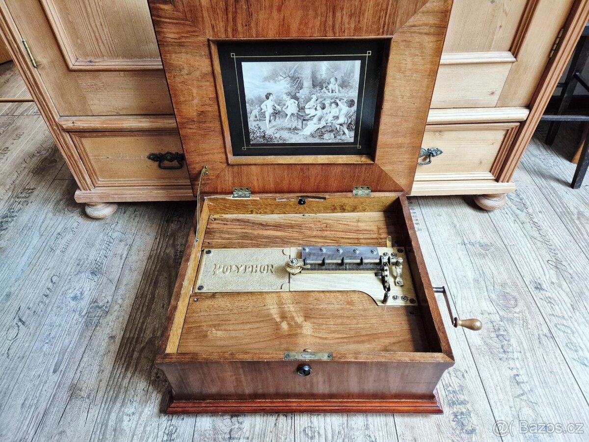 Starožitný hrací stroj Polyphon, 1895 - 11