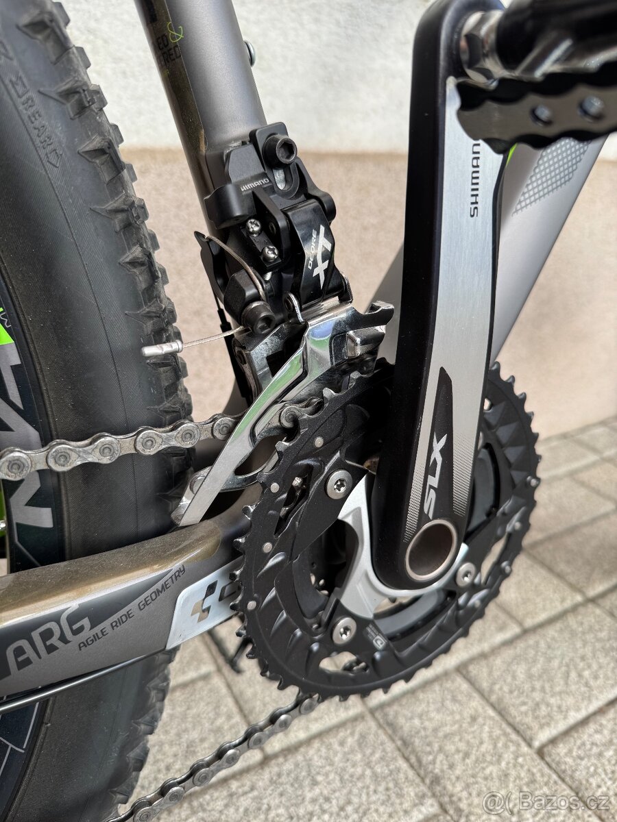 CUBE REACTION 27,5 lehčené 11,85Kg, CARBON, TOP STAV - 11