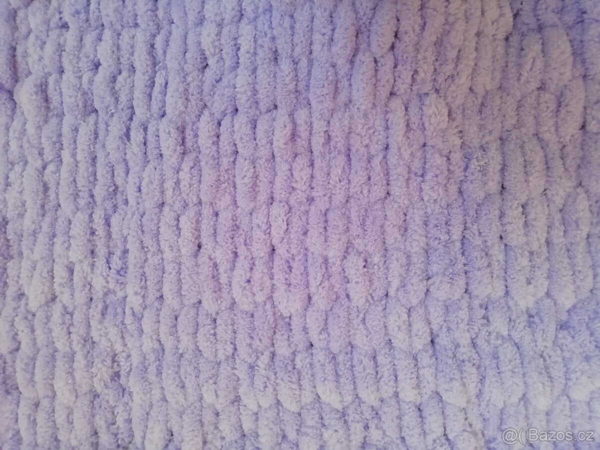 Nová měkká pletená deka puffy - 11