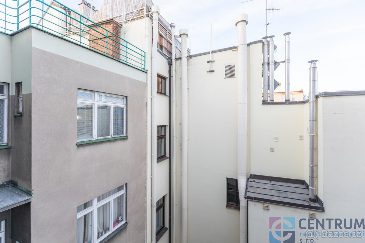 Pronájem tichého bytu 1+1 27 m, Žitná ulice, Praha 1 - Nové - 11