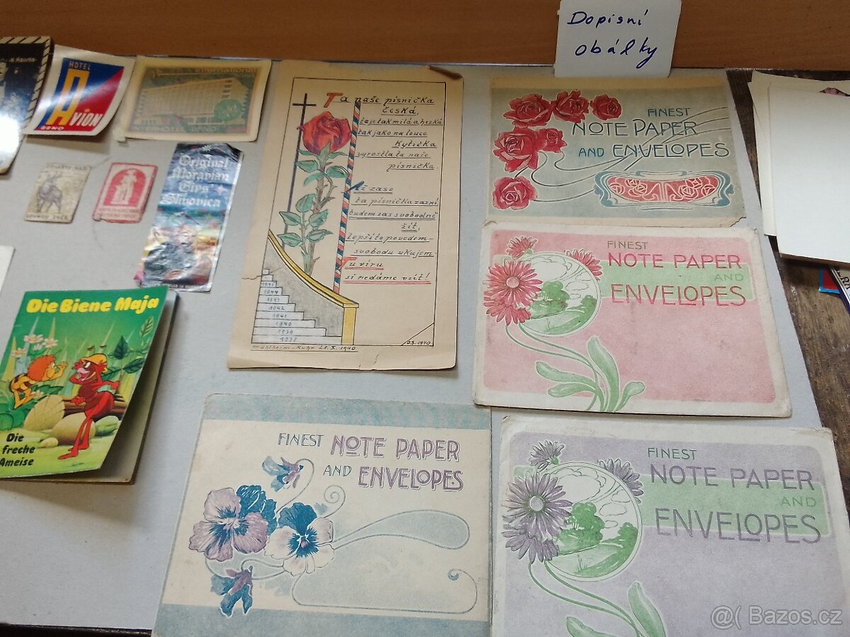 Ubrousky, etikety,obálky a jiné. - 11