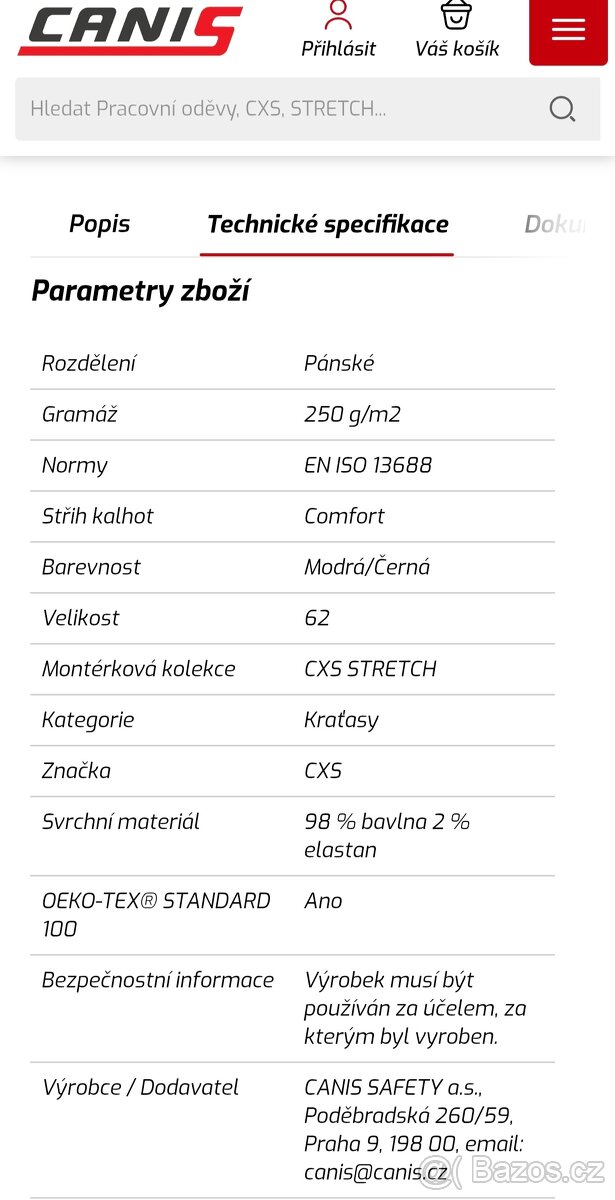 CXS stretch kraťasy modré - 11