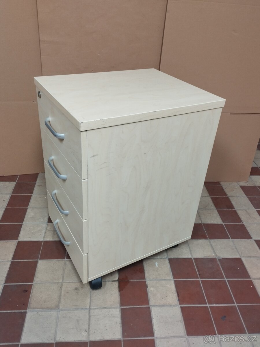 Kancelářský stůl, kontener a skříňka na šanony MIRELLI - 11