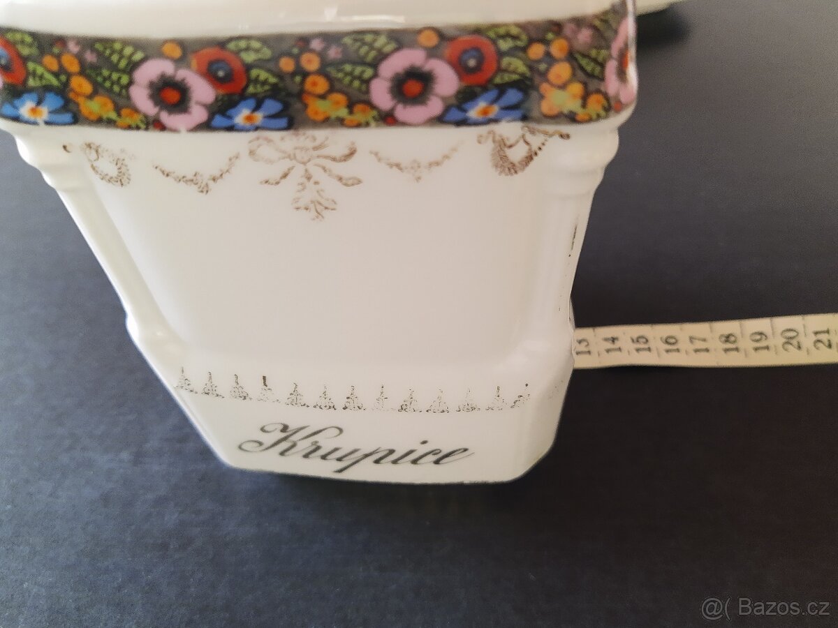 Porcelánové kořenky Victoria China Czechoslovakia - 11