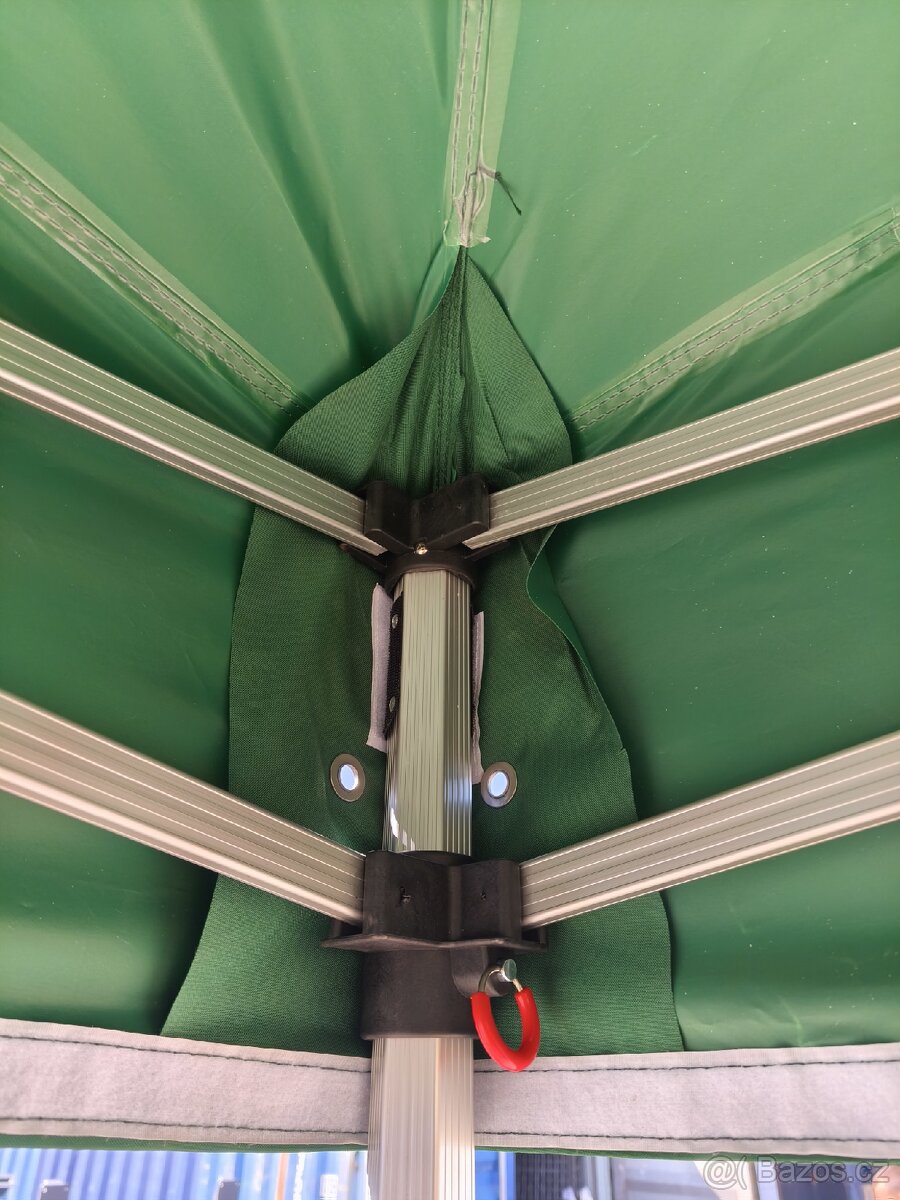 Nůžkový párty stan 6x3 m, hliníkový hexagon 42mm - 11