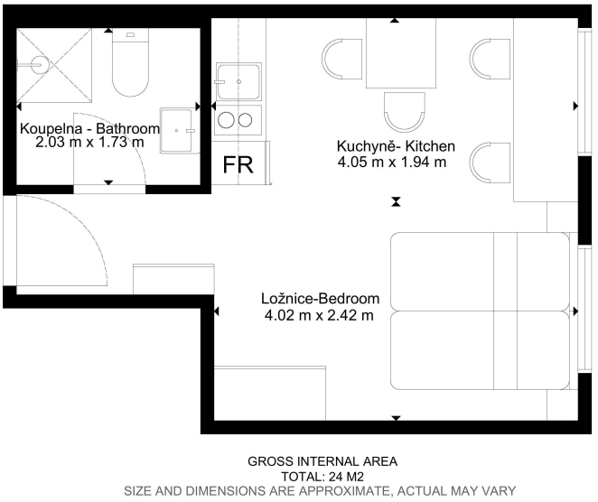 Bytová jednotka v ulici Václavská - 11