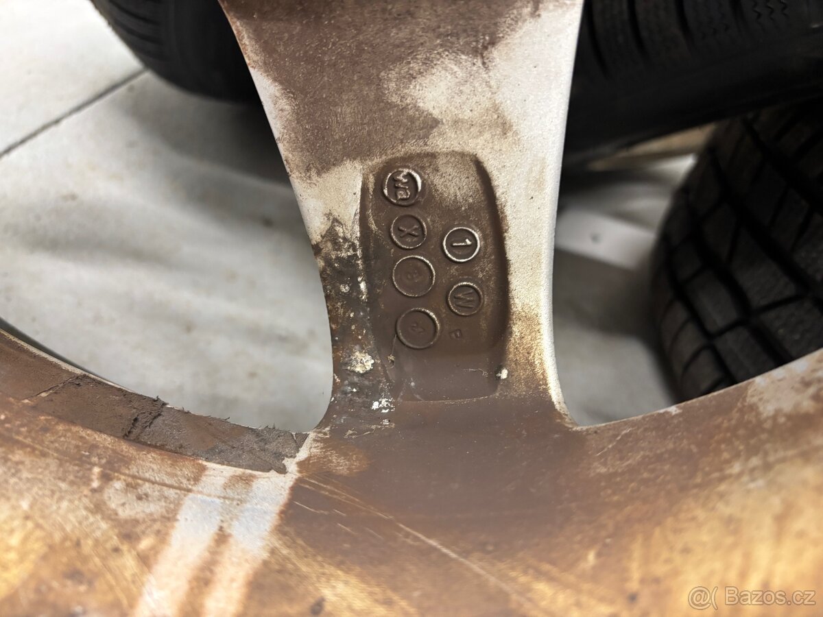 ALU kola 5x120 zimní pneu - 11