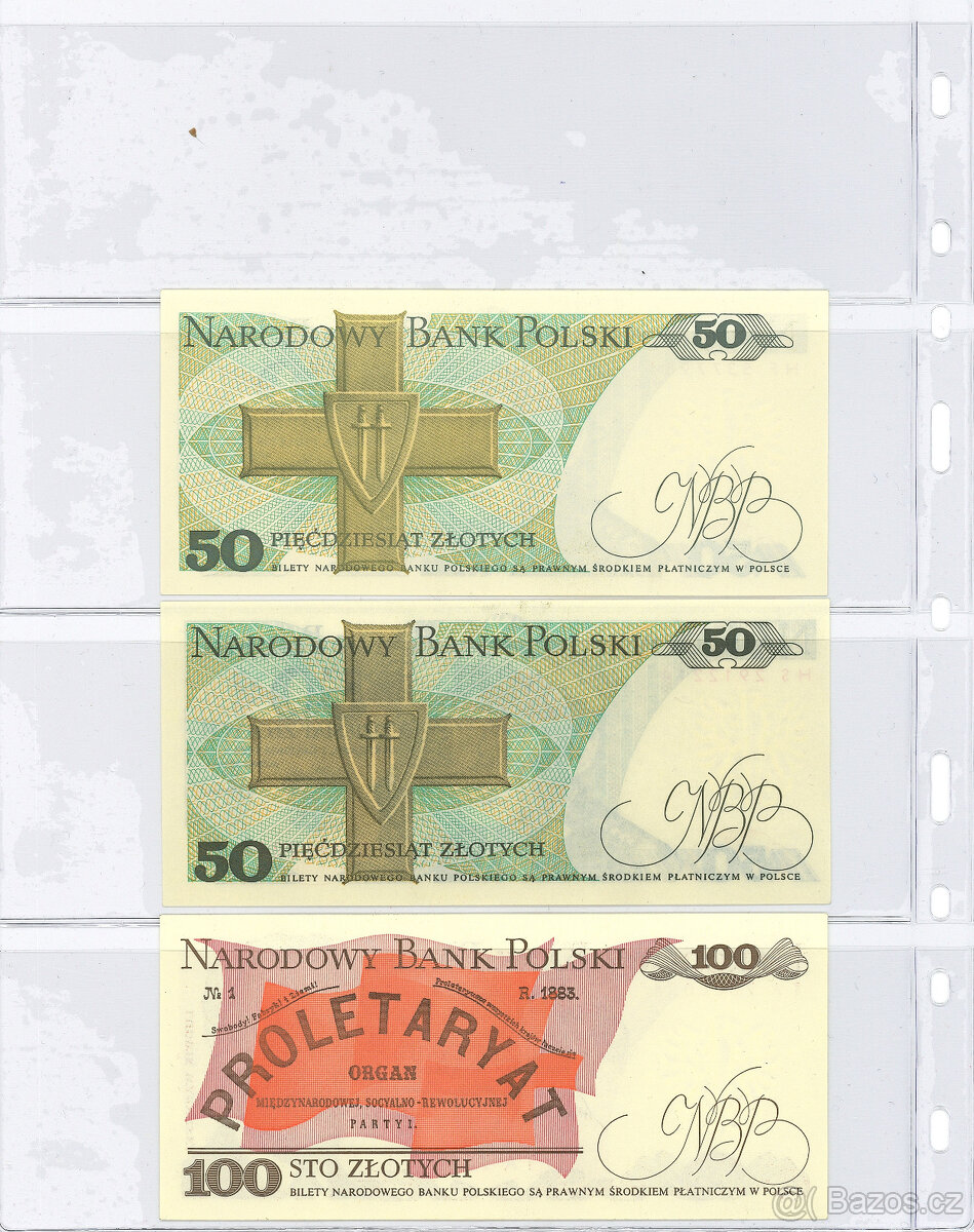 Plný šanon mix bankovek celý svět - Konvolut - sbírka - 11