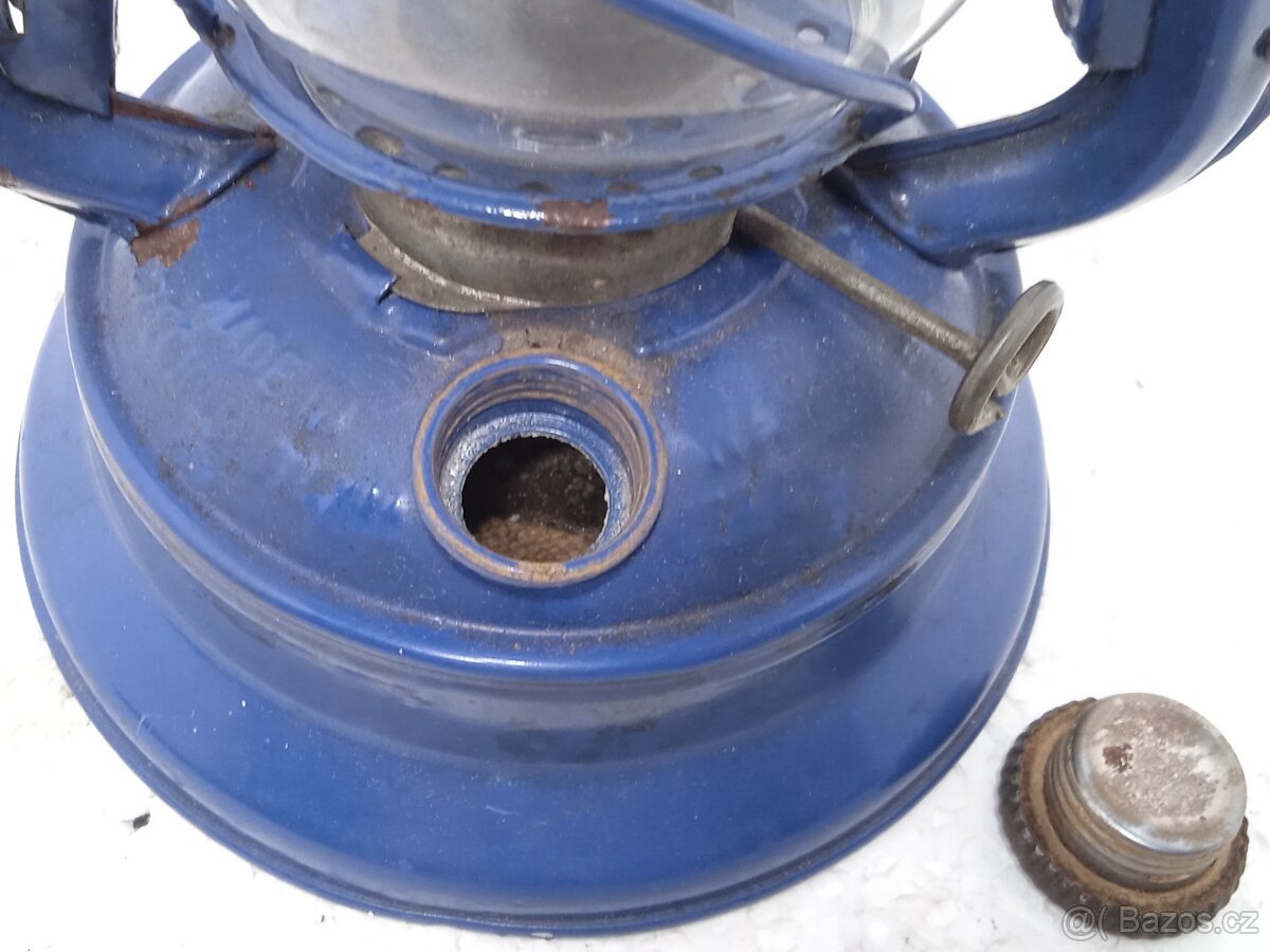 Retro petrolejová lampa - MEVA 864 - ČSSR - 11