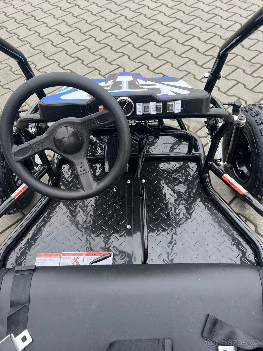 Nová Dětská elektro Buggy až 2500w 2 Mista Modrá - 11