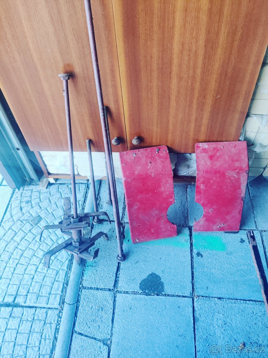 Bubnová sekačka,motor 4takt 5,5hp a rotavátor sestava - 11