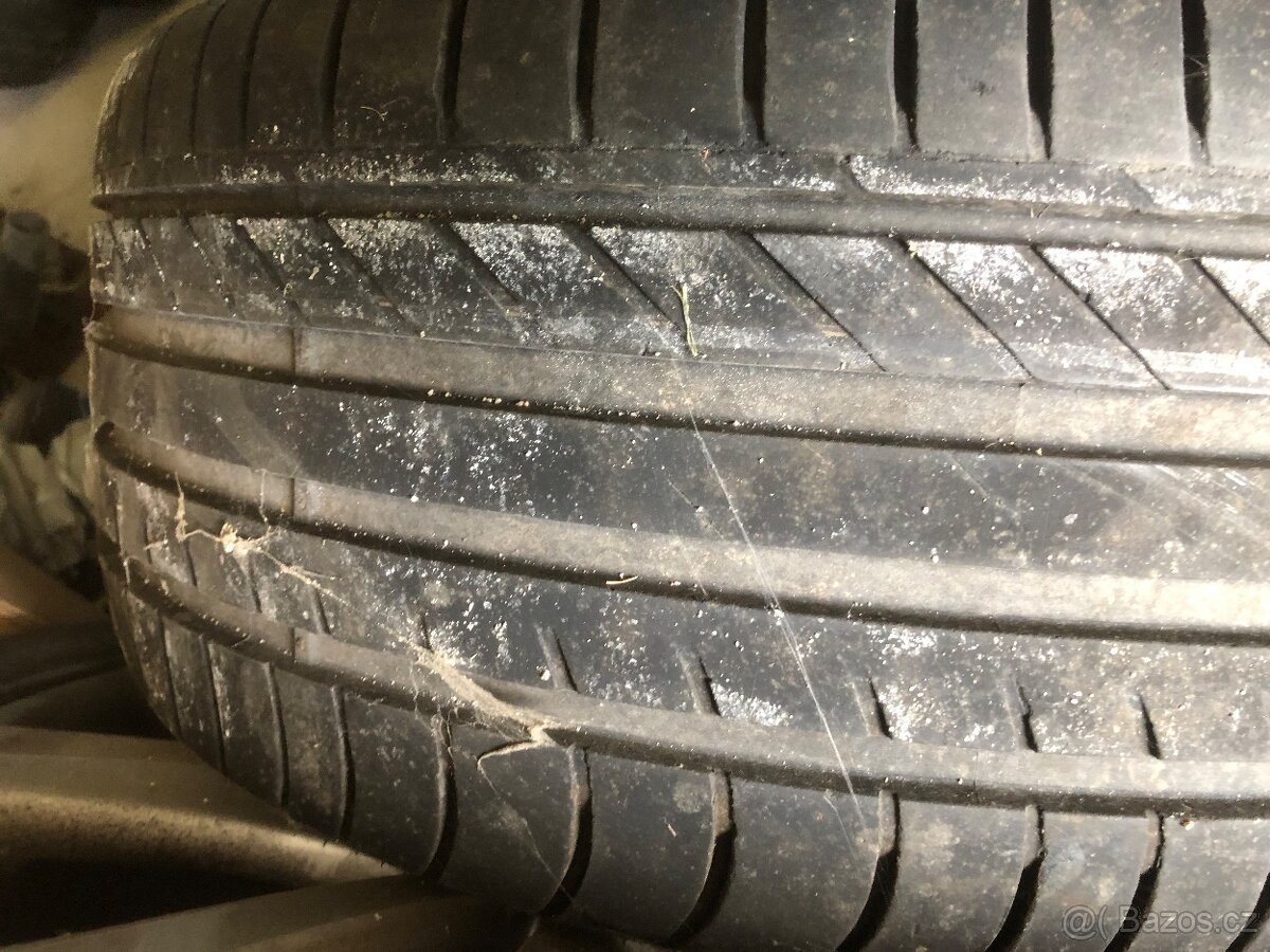 VW originál alu kola 7,5Jx17 s pneu,pěkny stav - 11