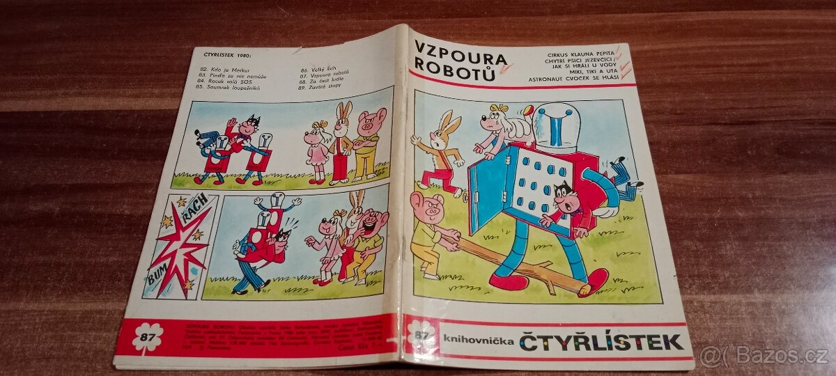 Čtyřlístek č. 82 - 89. Ročník 1980 - 11