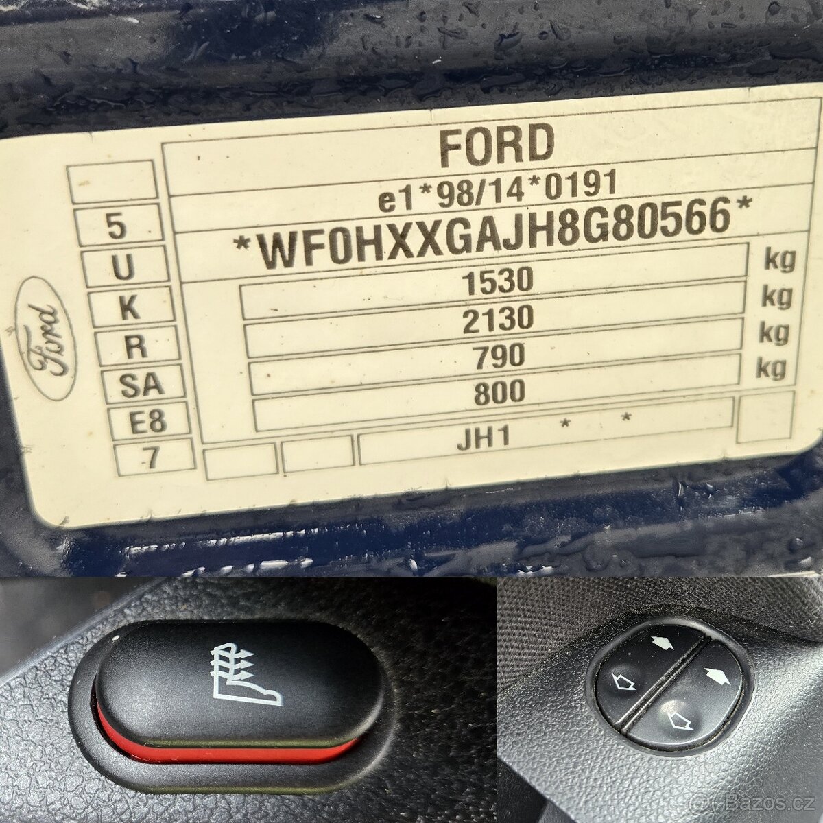 FORD FIESTA 1,3 8v 2008 KLIMATIZACE , VÝHŘEVY SKLA I SEDADE - 11