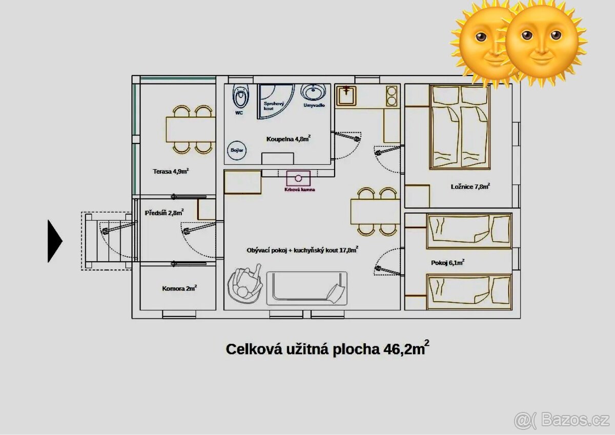 Prodej chaty v Dolní Lomné - 11