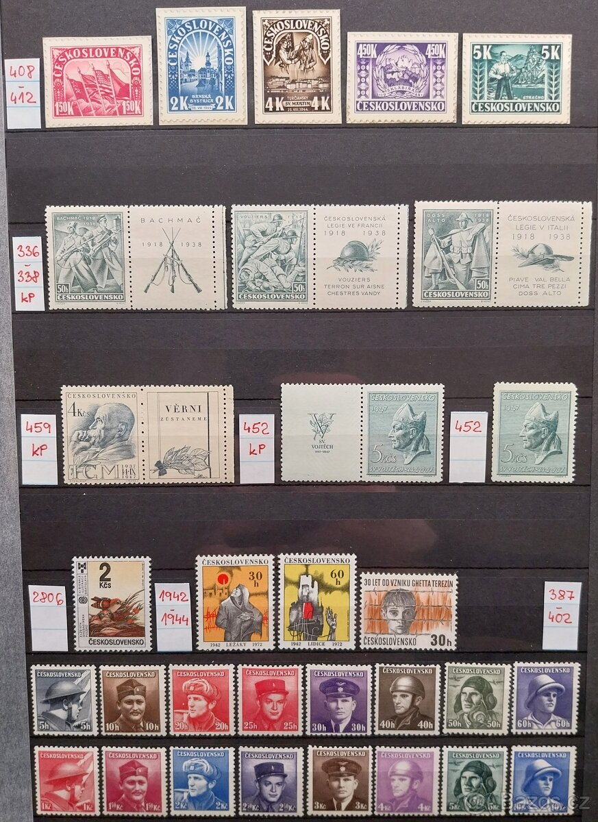 Známky ČESKOSLOVENSKO – 2 - 11