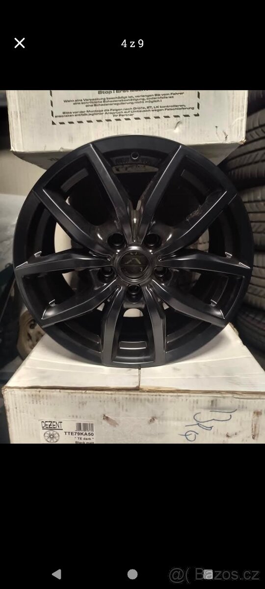 Alu kola DEZENT 5х120, J 7.5, R-17, ET50 - 11