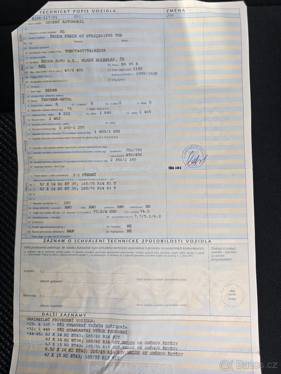 Prodej: Škoda Fabia sedan 2004, tažné. - 11