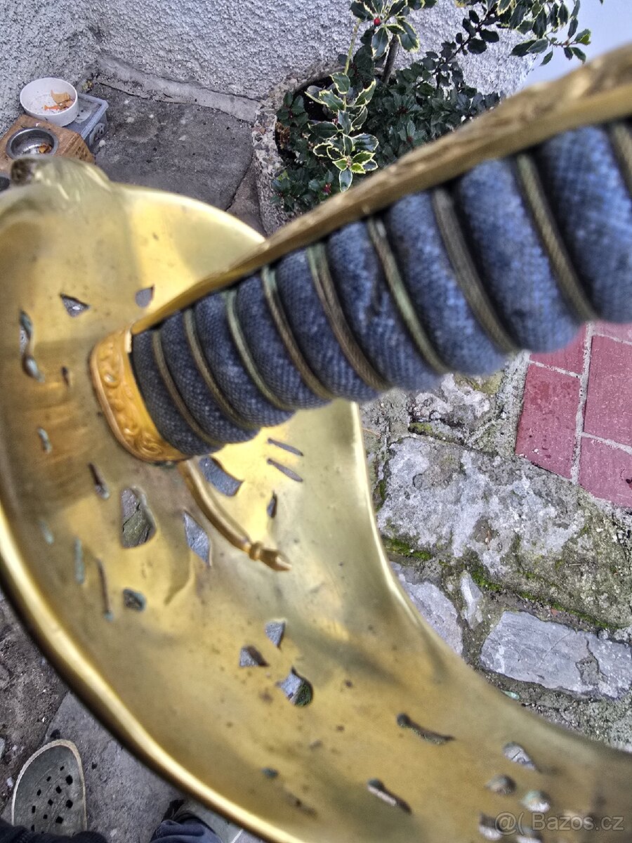 VZÁCNÁ NÁMOŘNÍ ŠAVLE RAKOUSKO UHERSKO VZOR 1850 - 11