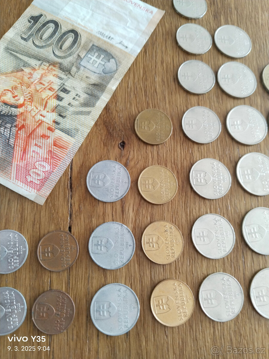 Slovenská republika mince a bankovka 33ks - 11