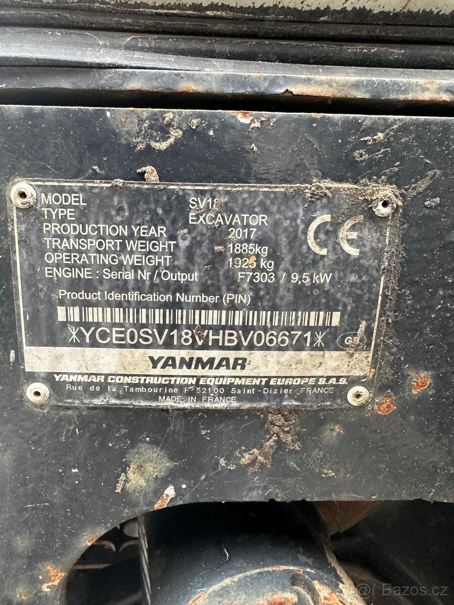 Yanmar SV18 - 11