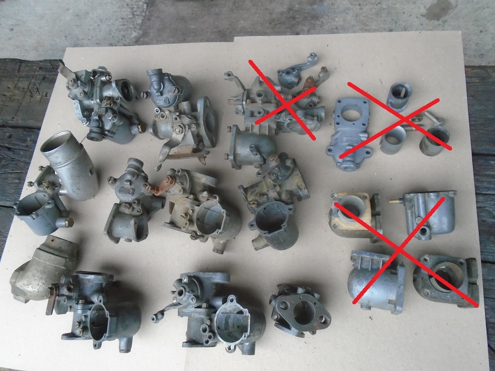 Solex , Jikov 26-30 , Tatra 57,75 , Skoda - 11