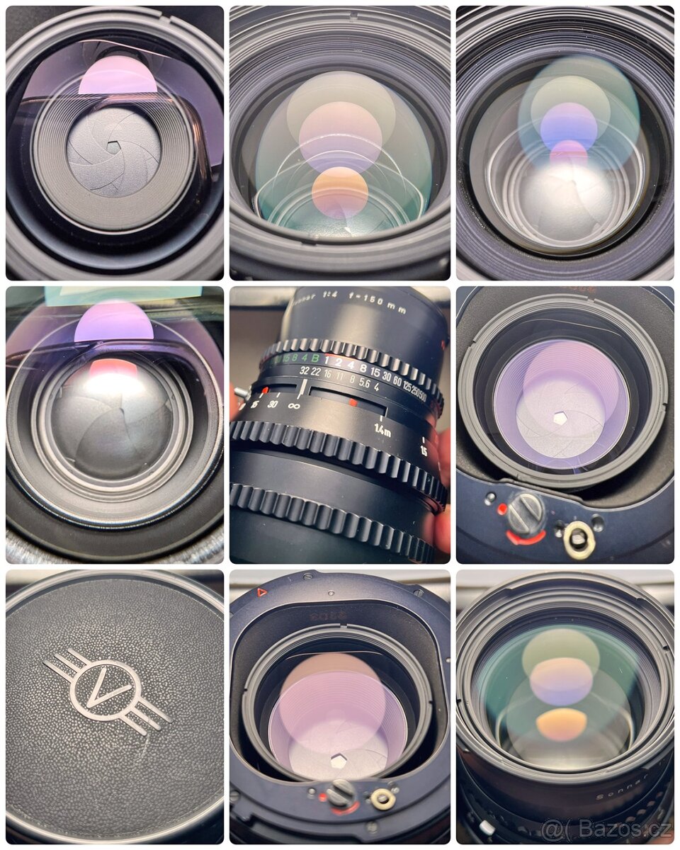 Hasselblad 500 C/M Konvolut – středoformátový set se 3 skly - 11