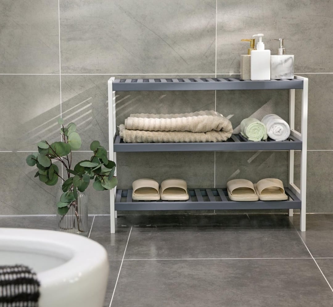 Nový bambusový regál - botník - 11