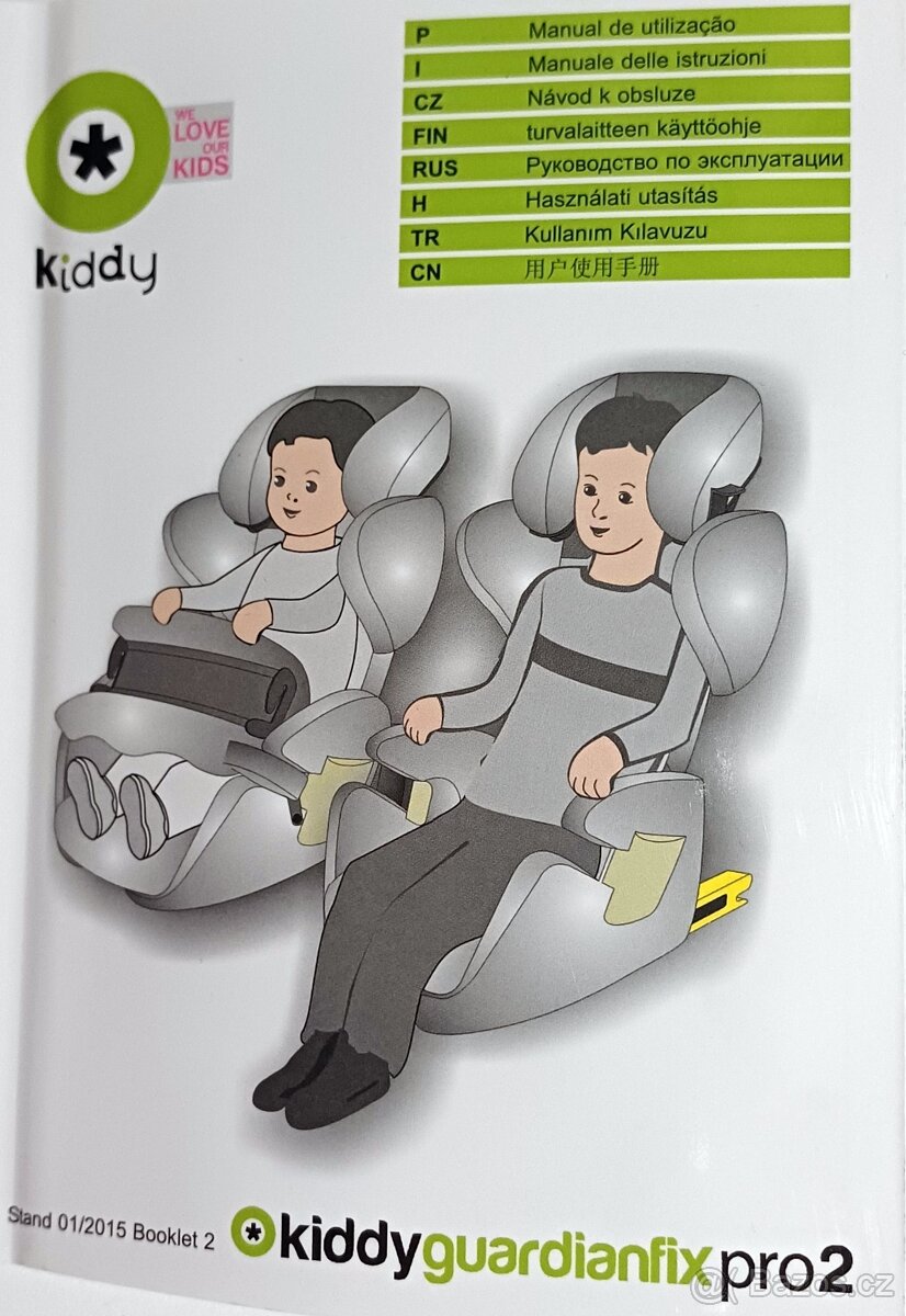 Autosedačky pro dvojčata Kiddy Guardianfix Pro 2 - 11