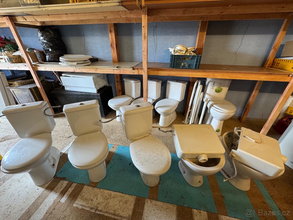 Umyvadla a záchodové mísy kombi - 11