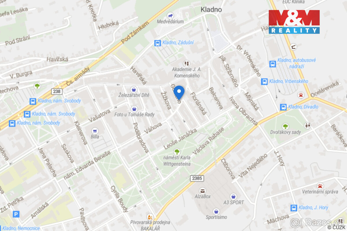 Prodej obchodního objektu, 132 m², Kladno, ul. Váňova - 11