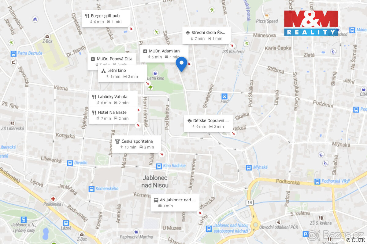 Prodej bytu 1+1, 39 m², Jablonec nad Nisou, ul. Saskova - 11