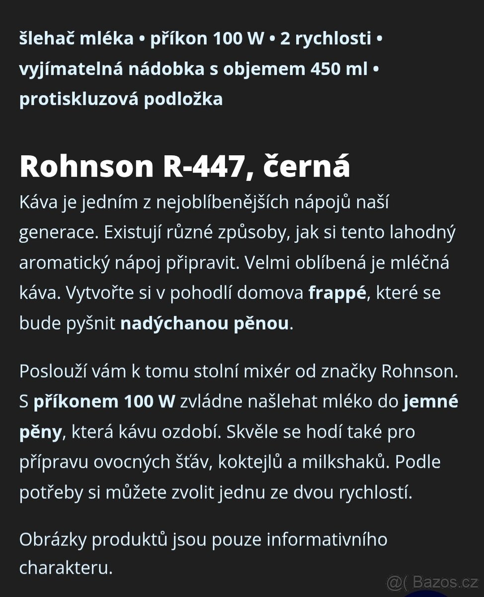 Napeňovač mléka - 11