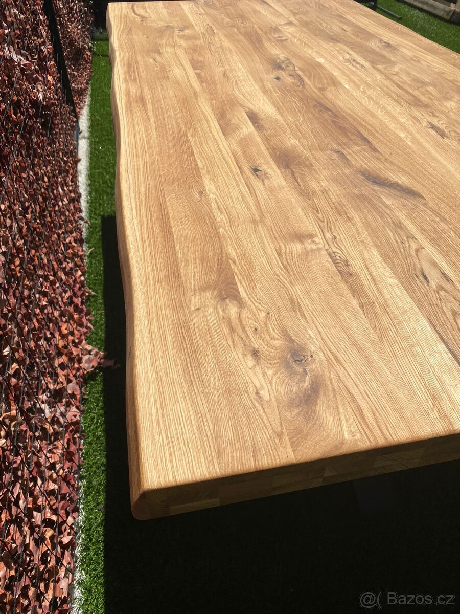 Dubový masivní stůl 240x100 cm kuchyňský stůl - 11