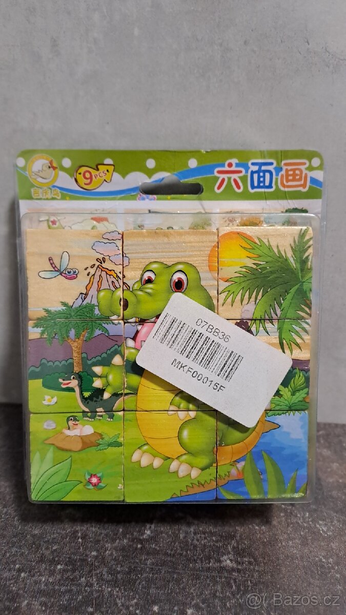 Dřevěné kostky s obrázky - 11